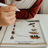 korduvkasutatav tegelusvihik metsloomad