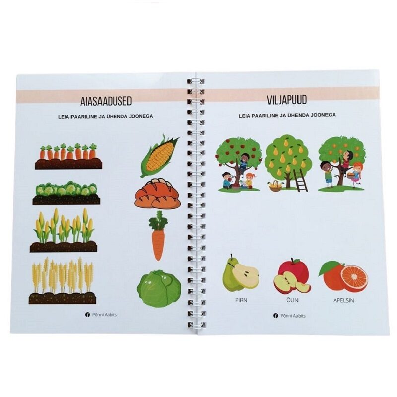 Korduvkasutatav töövihik toidust