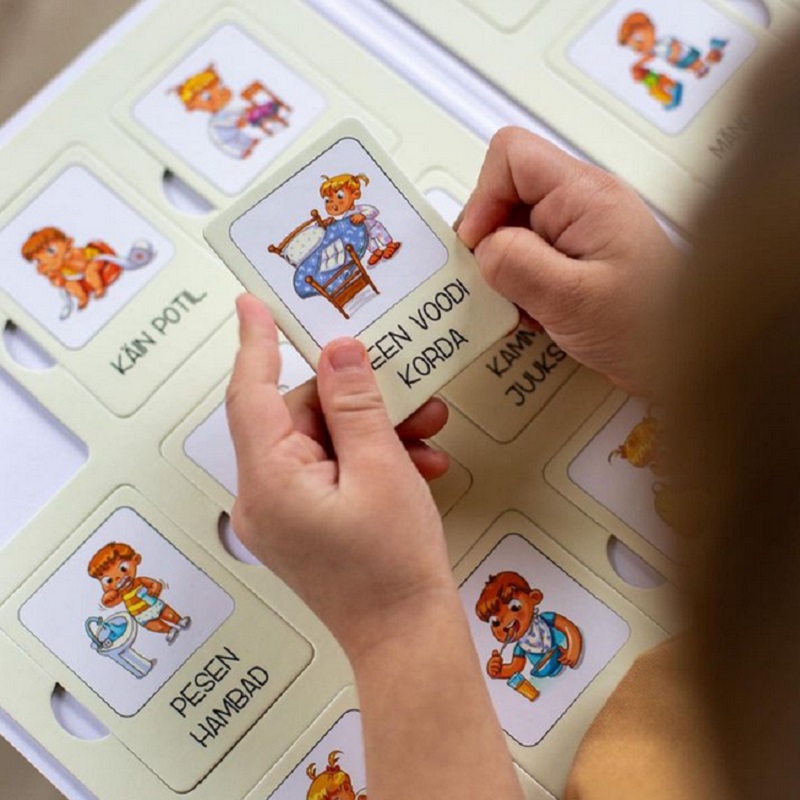 rutiinikaardid lastele