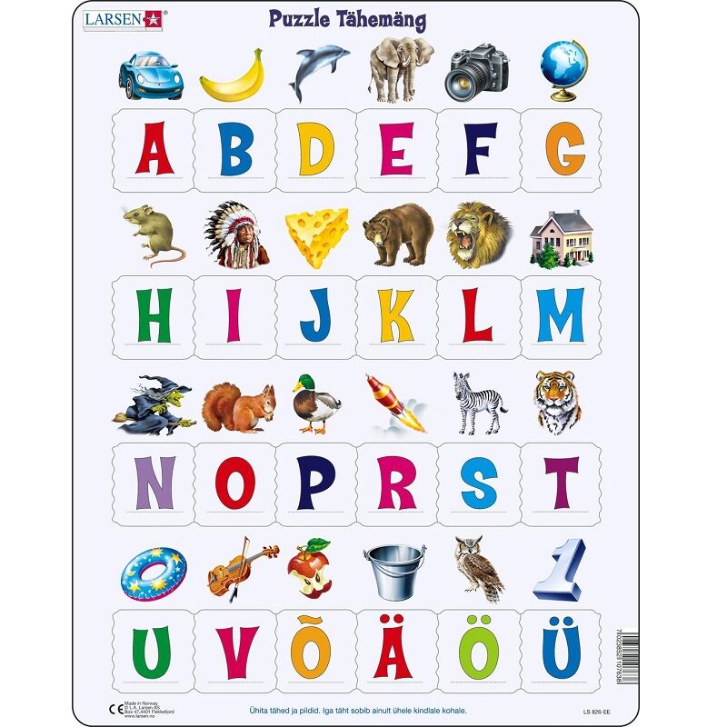 Eesti tähestik pusle