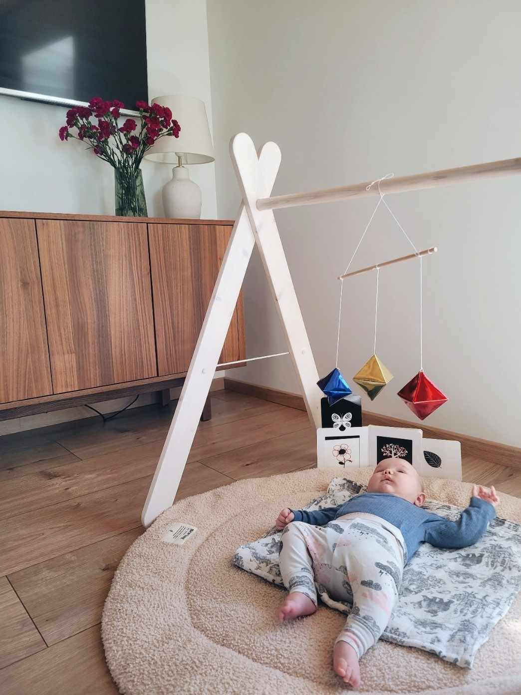 montessori õhukarussell munari beebile beebimänguasjad katsikuks kingiidee beebi areng kelluke rõngas oktaeedrid