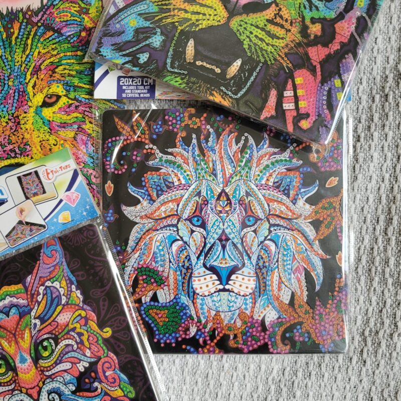 Teemantmosaiik, sädelevad loomad