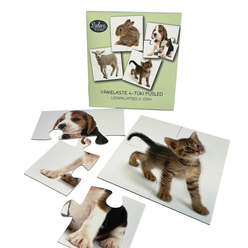 loomalastest puslede komplekt