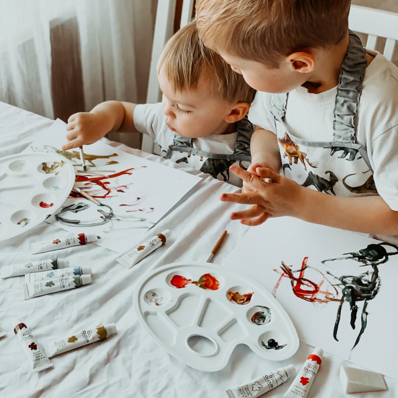 värvipalett lastele