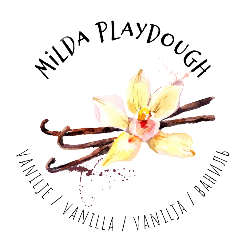 valge vanilje plastiliin