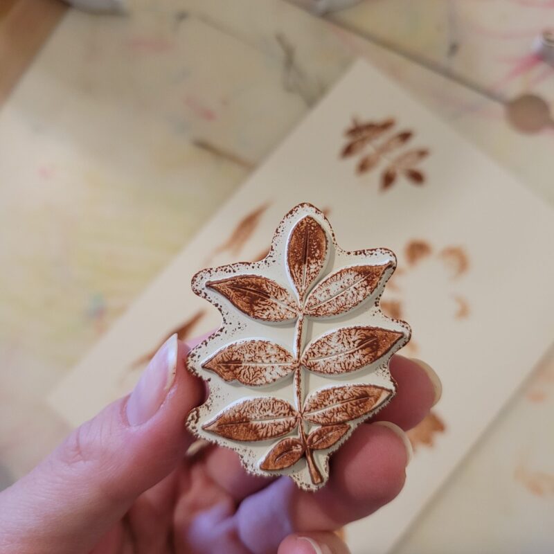 Templite komplekt templivärvidega "Puulehed"