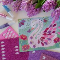 glitterkaartide meisterdamiskomplekt glitterkaartide meisterdamiskomplekt kunstiprojekt lastele meisterdamiskomplekt kaartide tegemine käsitöö kingiidee