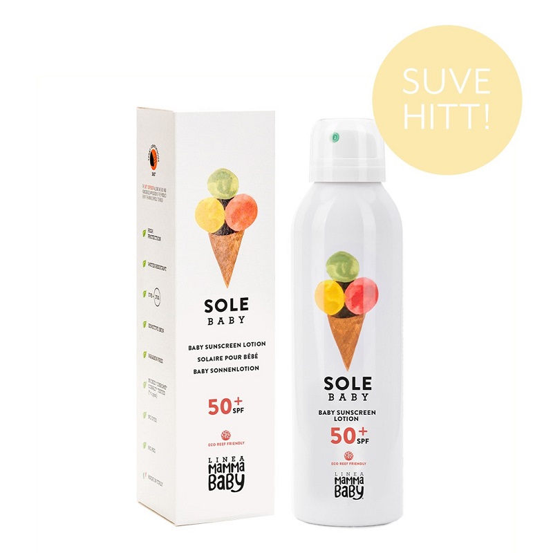 Looduslik Linea MammaBaby päikesekaitsevahend kogu perele SPF50