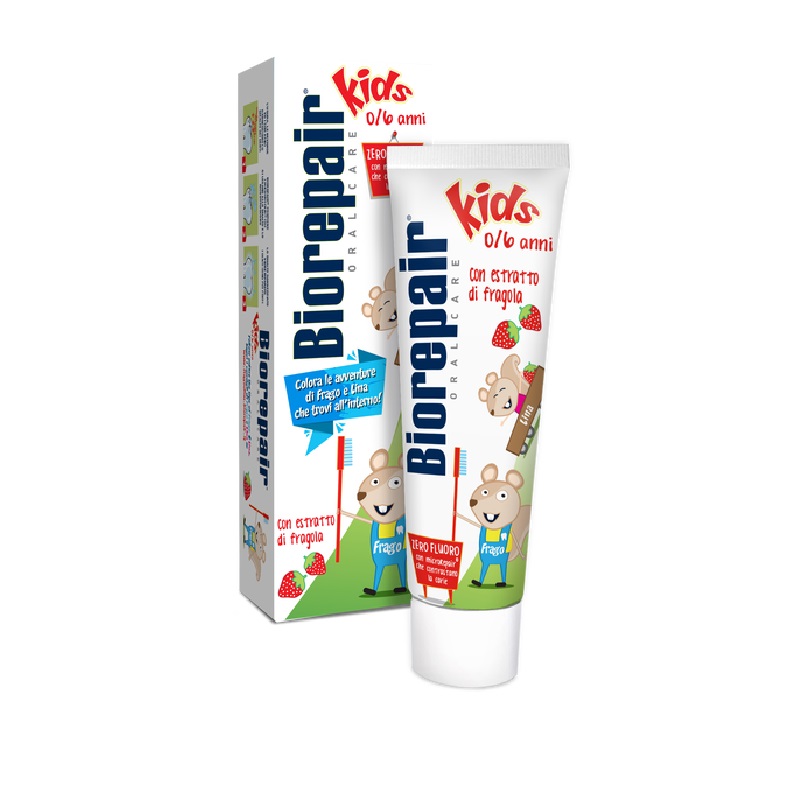 Hambapasta lastele 0-6a, maasikas