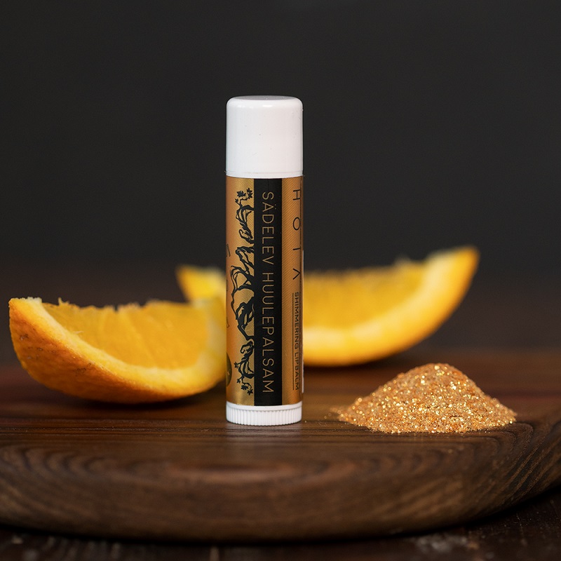 looduslik ja sädelev huulepalsam lastele