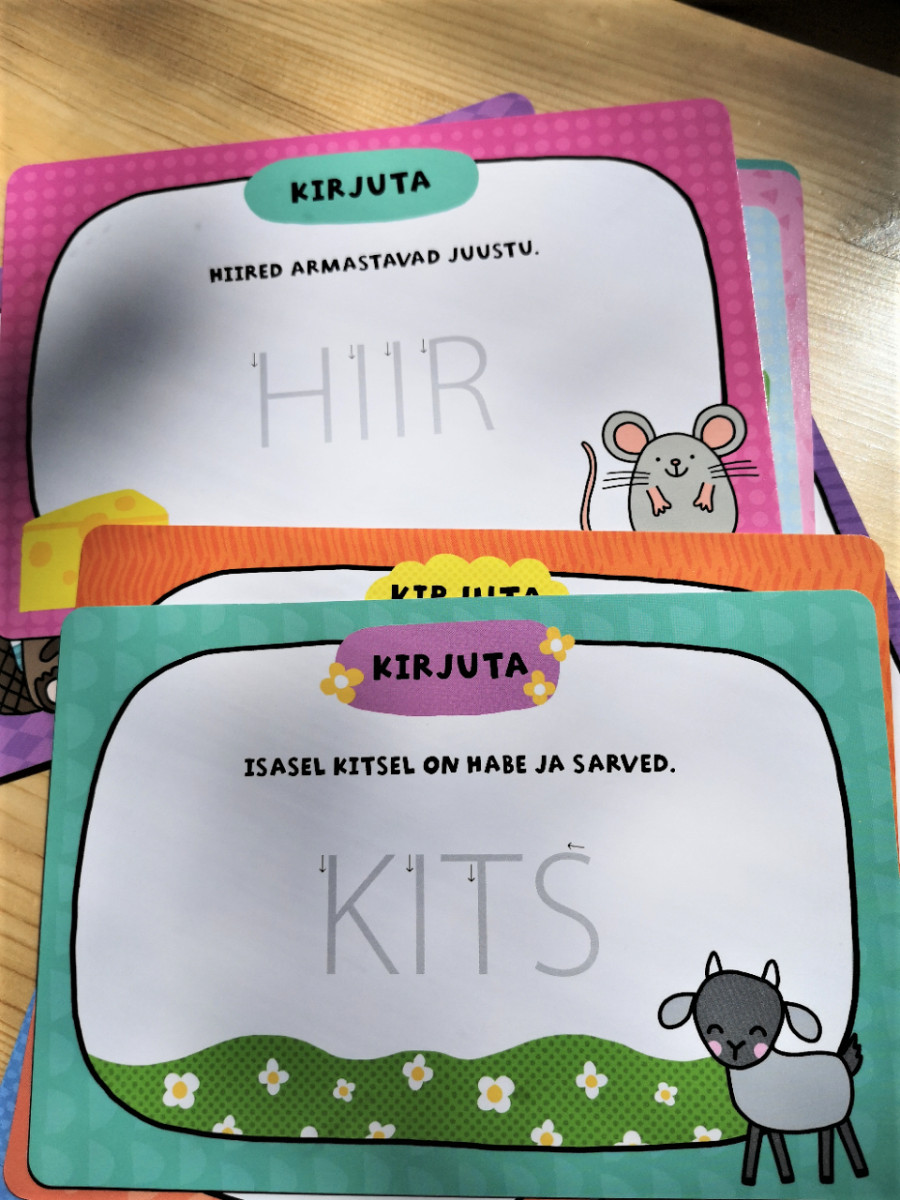 Lcd tahvel õppekaartidega 1 Lcd tahvel õppekaartidega 1