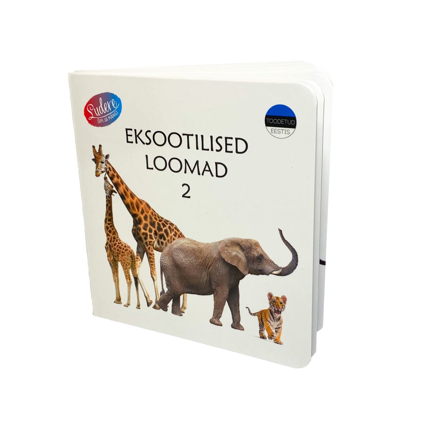 Eksootliste loomade fotodega realistlik raamat