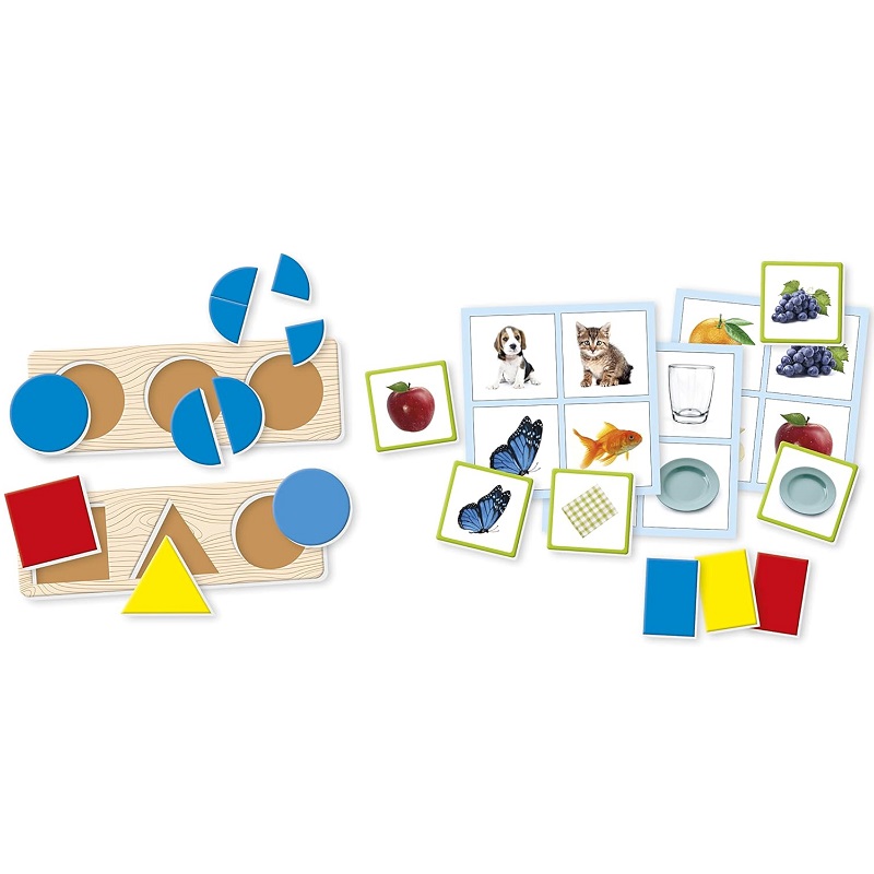 kujundite ja värvuste õppemäng memoriin