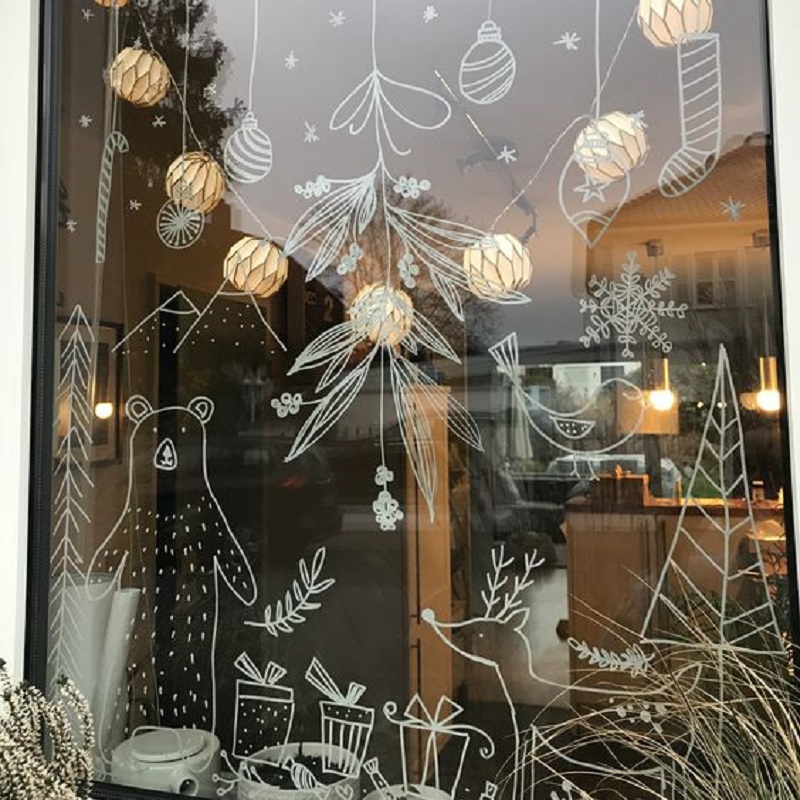 valge vedel kriidimarker klaasile, tahvlile, kriidipindadele