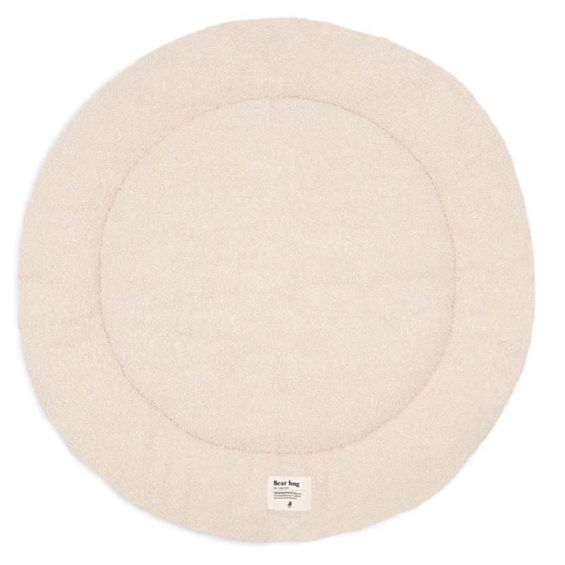 ümmargune kahepoolne mängumatt beebile aluseks