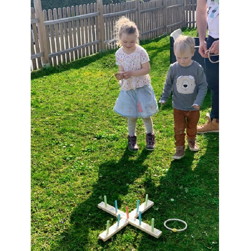 Rõngaste viskemäng lastele