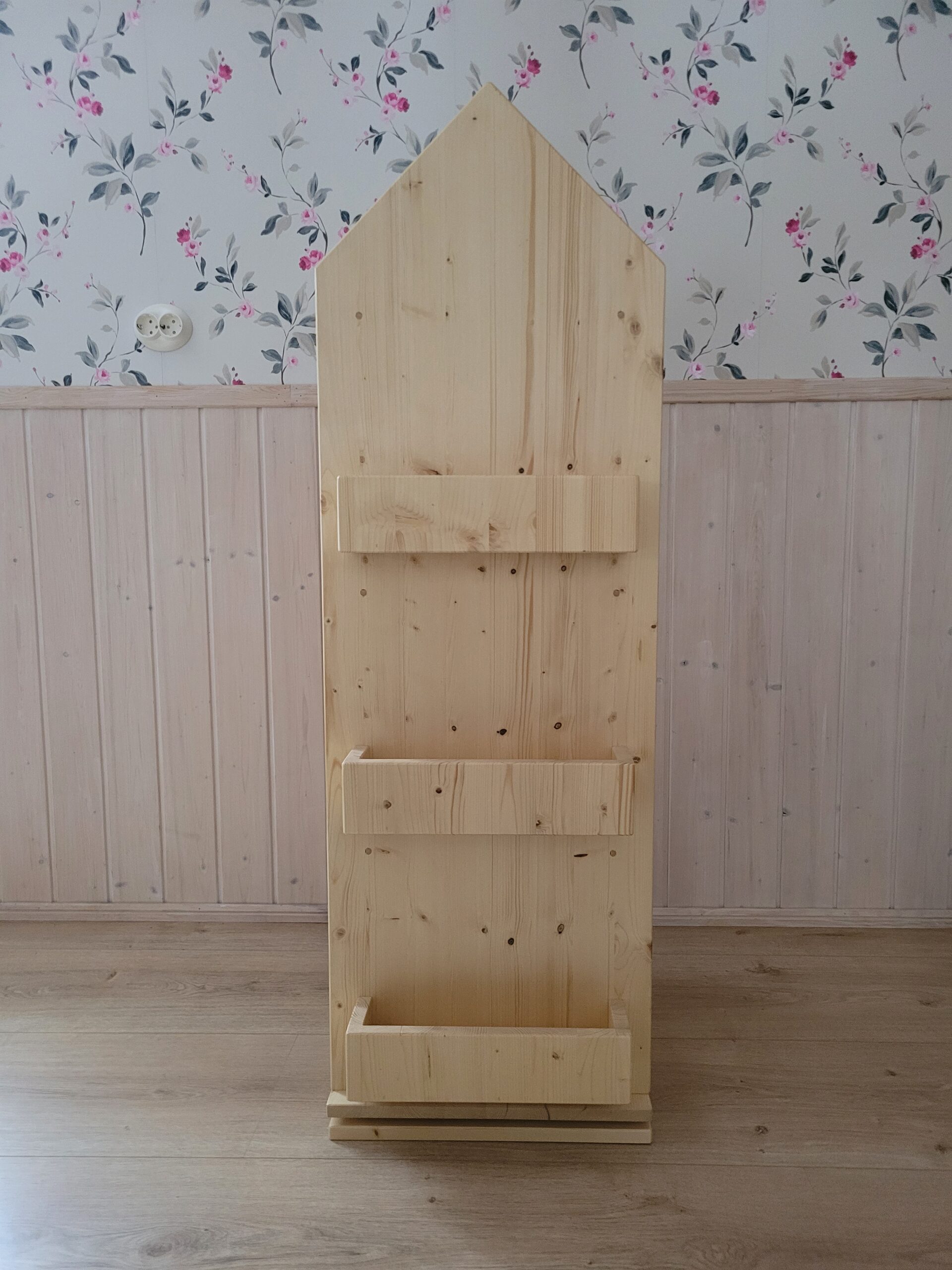 Puidust raamaturiiul pöörlev (15)