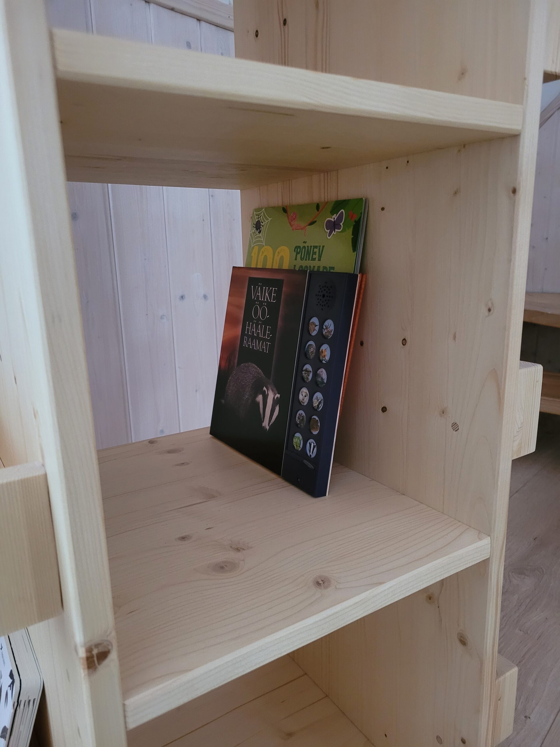 Puidust raamaturiiul pöörlev (24)