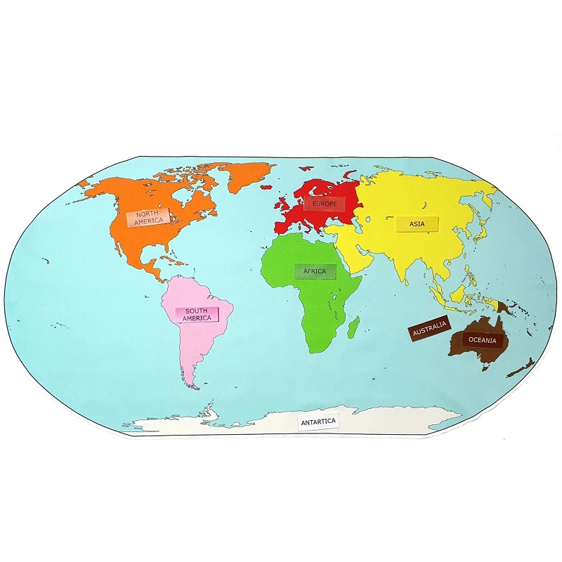 Montessori maailmakaart
