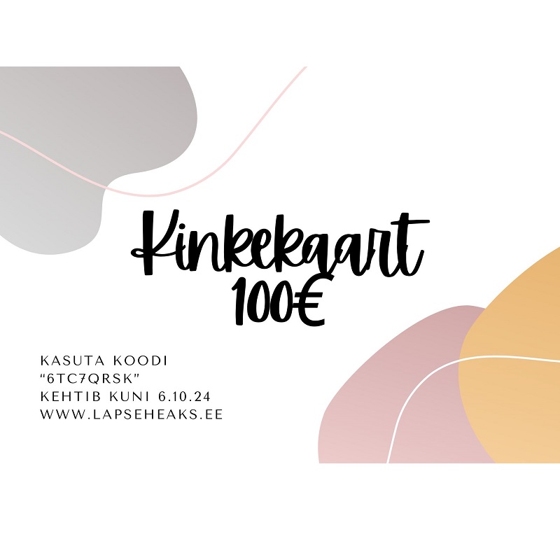 lapseheaks.ee kinkekaart kingiidee kingitus