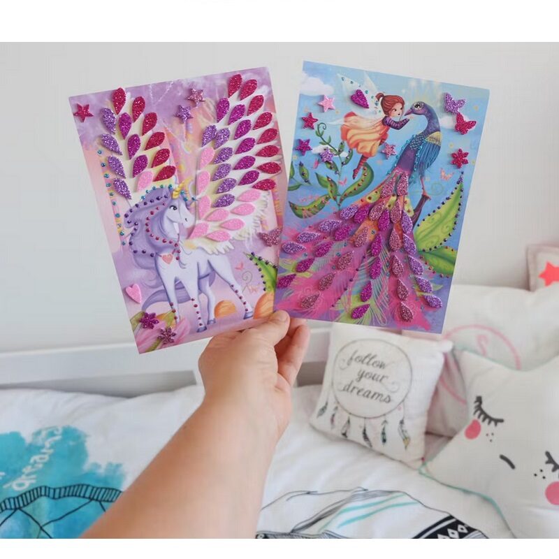 glitterkaartide meisterdamiskomplekt