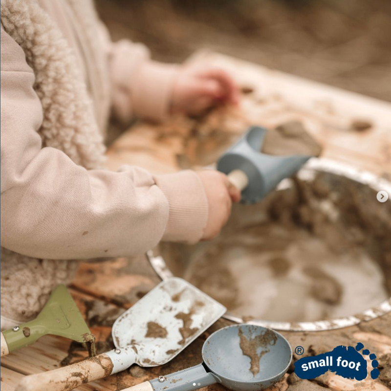 metallist ja puidust kühvlite liivakasti kühvlite komplekt