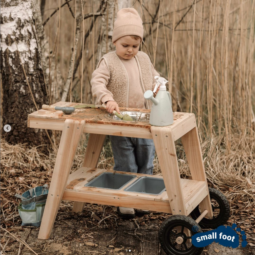 metallist ja puidust kühvlite liivakasti kühvlite komplekt