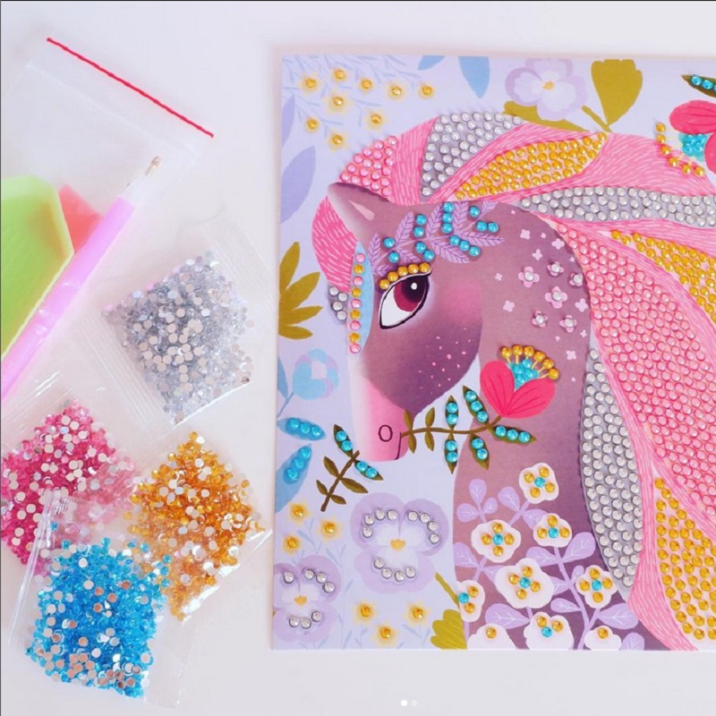 teemantmosaiik kunstikomplekt meisterdamiskomplekt teemantmosaiik pildimosaiik meisterdamine kunst lapsele