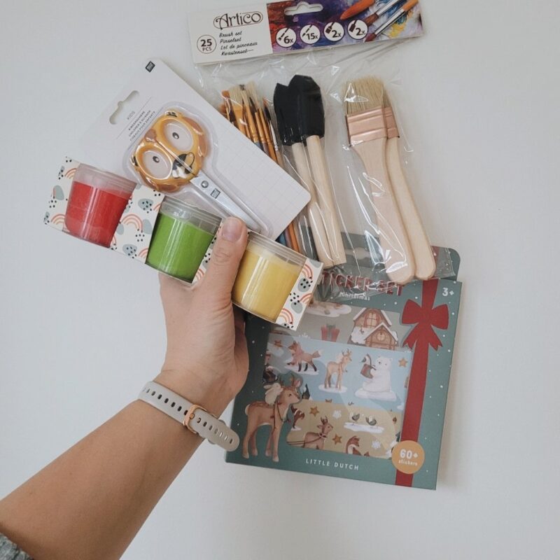 Erinevate pintslite komplekt, 25 tk