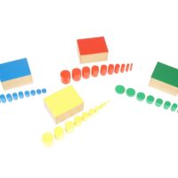 montessori nupusilindrid õppetegevuseks