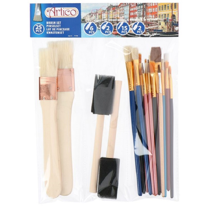 kvaliteetne pintslite komplekt svammpintslid kunstipintslid käsitöötarbed