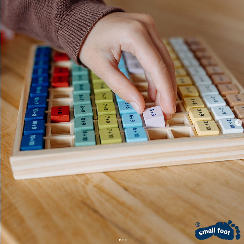 puidust arvutamise arvelaud matemaatika õppimise lauamäng liitmine