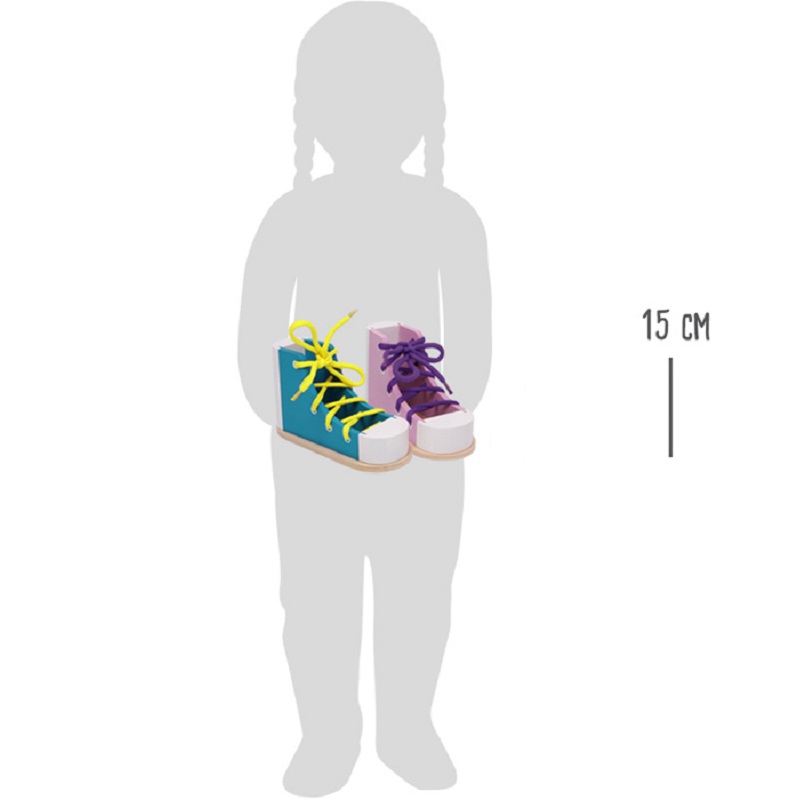 kingapaelte sidumismäng kuidas õpetada lapsele paela sidumist puidust nöörimäng