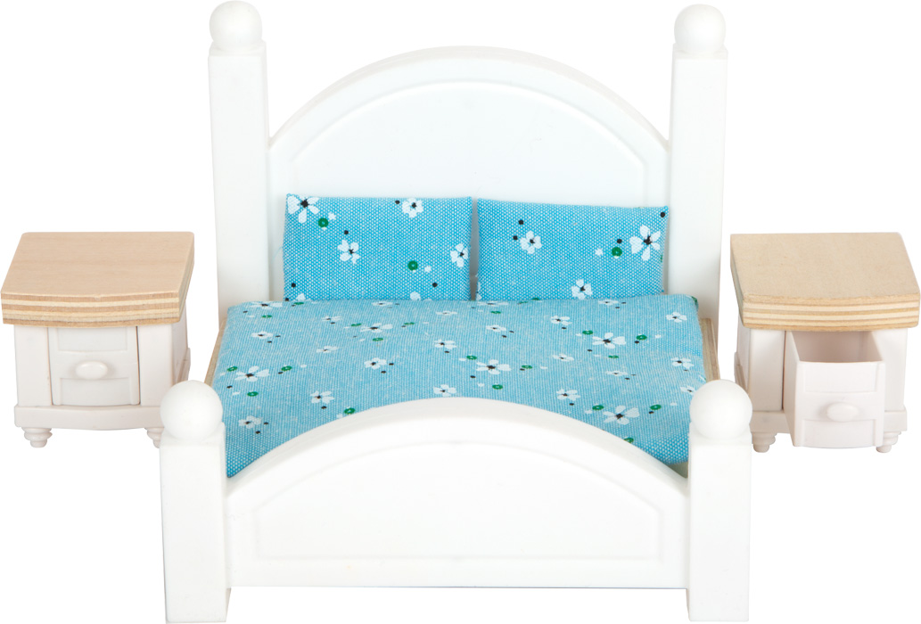 suur puidust kolmekordne mängumaja nukumaja mööbliga