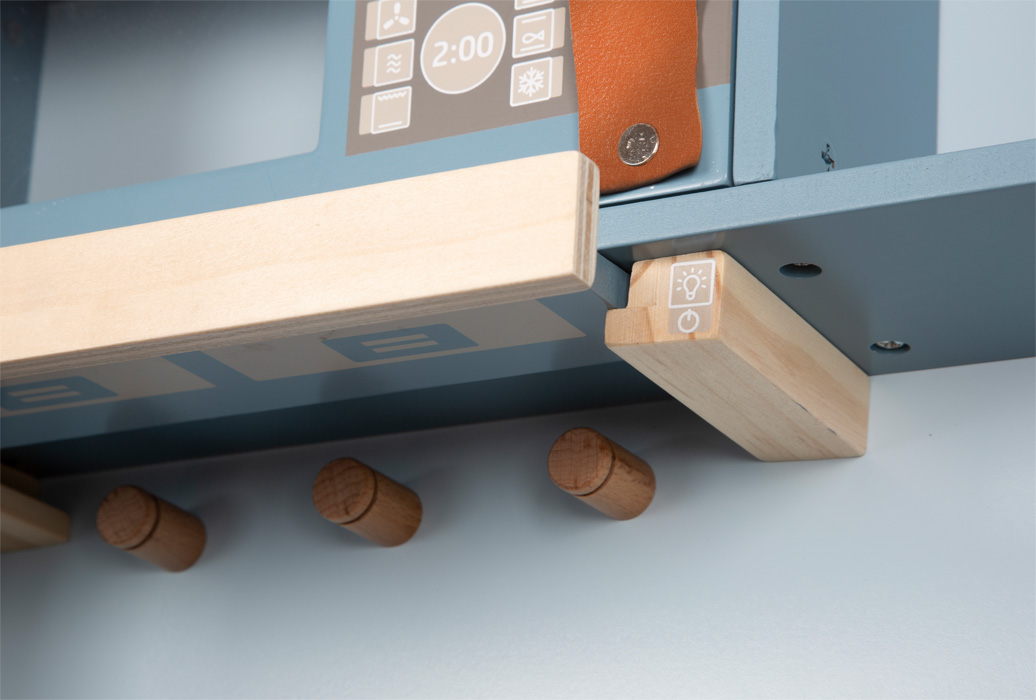 Puidust mänguköök koos töövahenditega sööginõudega laste köök toiduained mänguköök