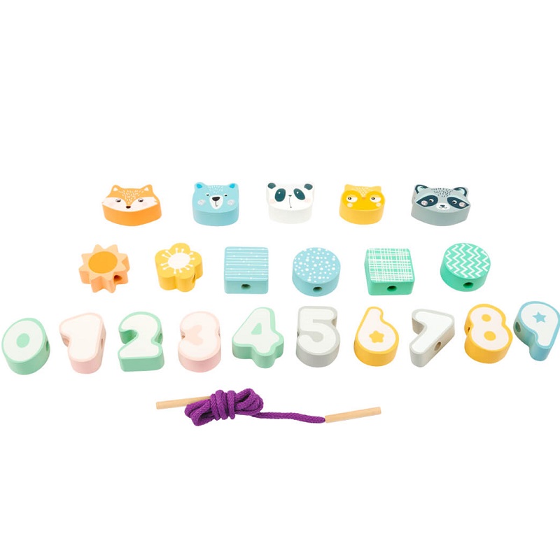 puidust nöörimismäng numbrite ja loomadega nöörimäng paelumismäng paelumine