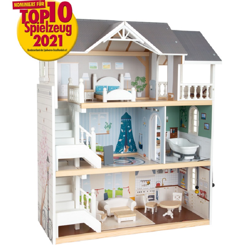 suur puidust nukumaja mööbliga lastele