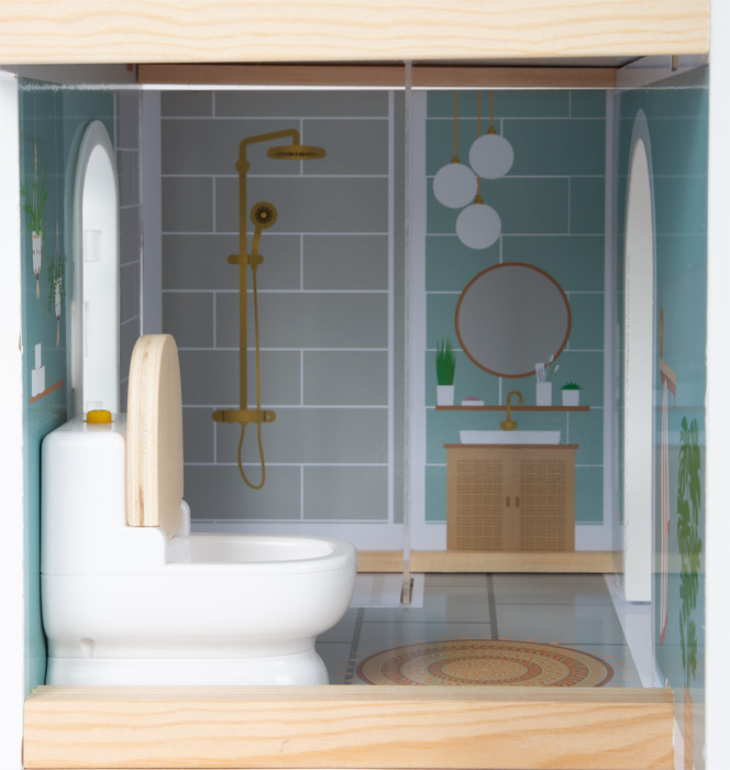 puidust nukumaja koos mööbliga mängumaja kahekordne maja lastele