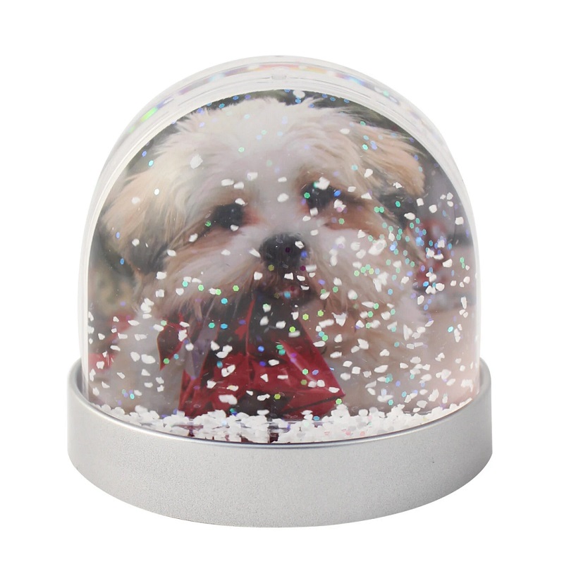 vahetatava fotoga pildiga lumekuul jõulukingitus lapsele meisterdamine lapsele lumekuul jõulukuul raputatav lumega kaunistus