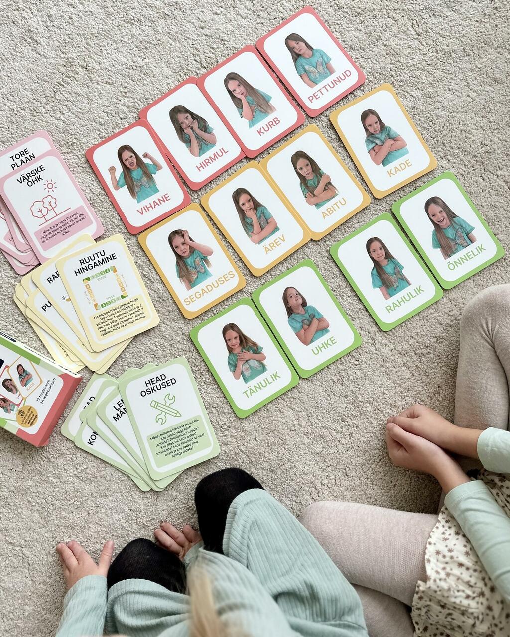 tunnete õppekaardid lastele tunded emotsioonid rahumeelne vanemlus