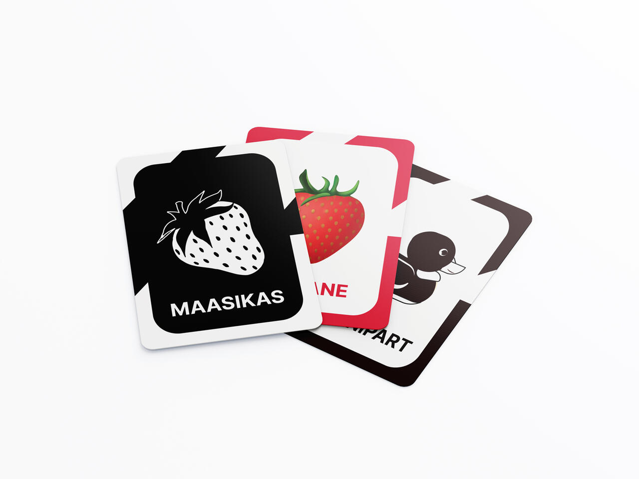 õppekaardid värvid kontrastid beebidele arendav tegevus