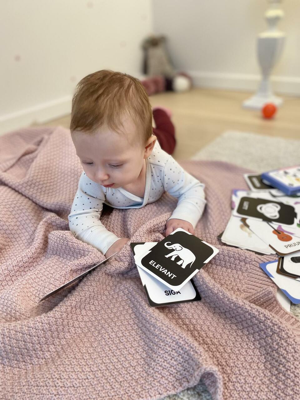 õppekaardid värvid kontrastid beebidele arendav tegevus