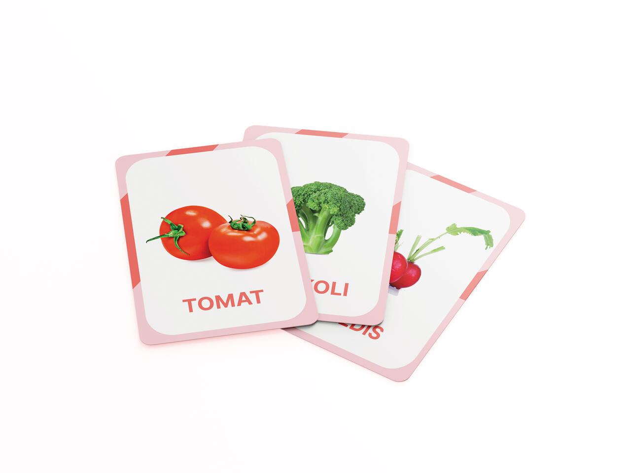 õppekaardid Eesti köögiviljad juurviljad realistlikud pildid