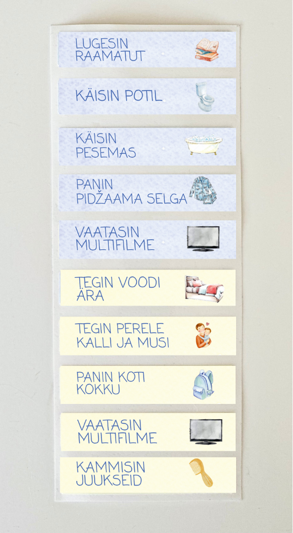 rutiinitabel pÀevarutiin rutiinikaardid lapsele rutiinitabel pÀevarutiin rutiinikaardid lapsele