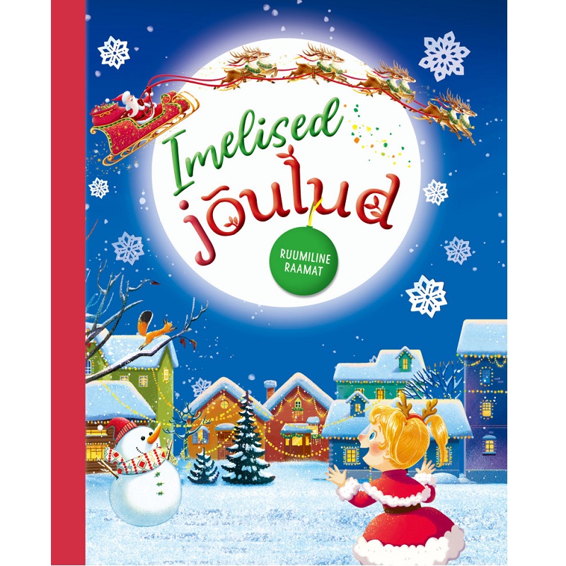 Tõeline talveraamat imelised jõulud ruumiline jõuluraamat
