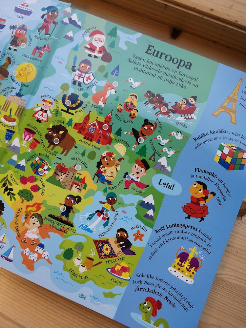 otsi ja leia maailma atlas raamat