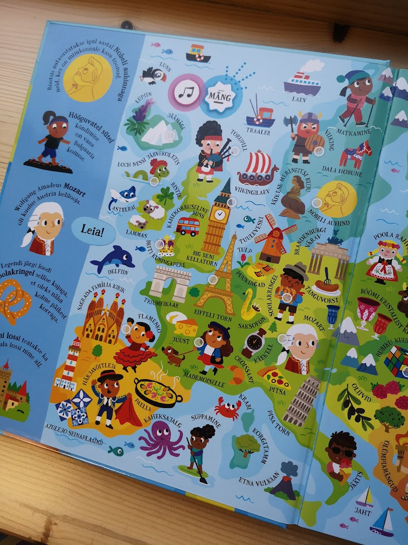 otsi ja leia maailma atlas raamat