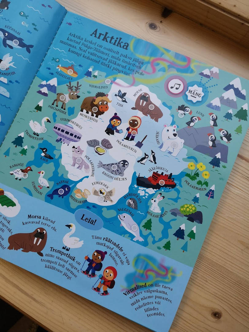 otsi ja leia maailma atlas raamat