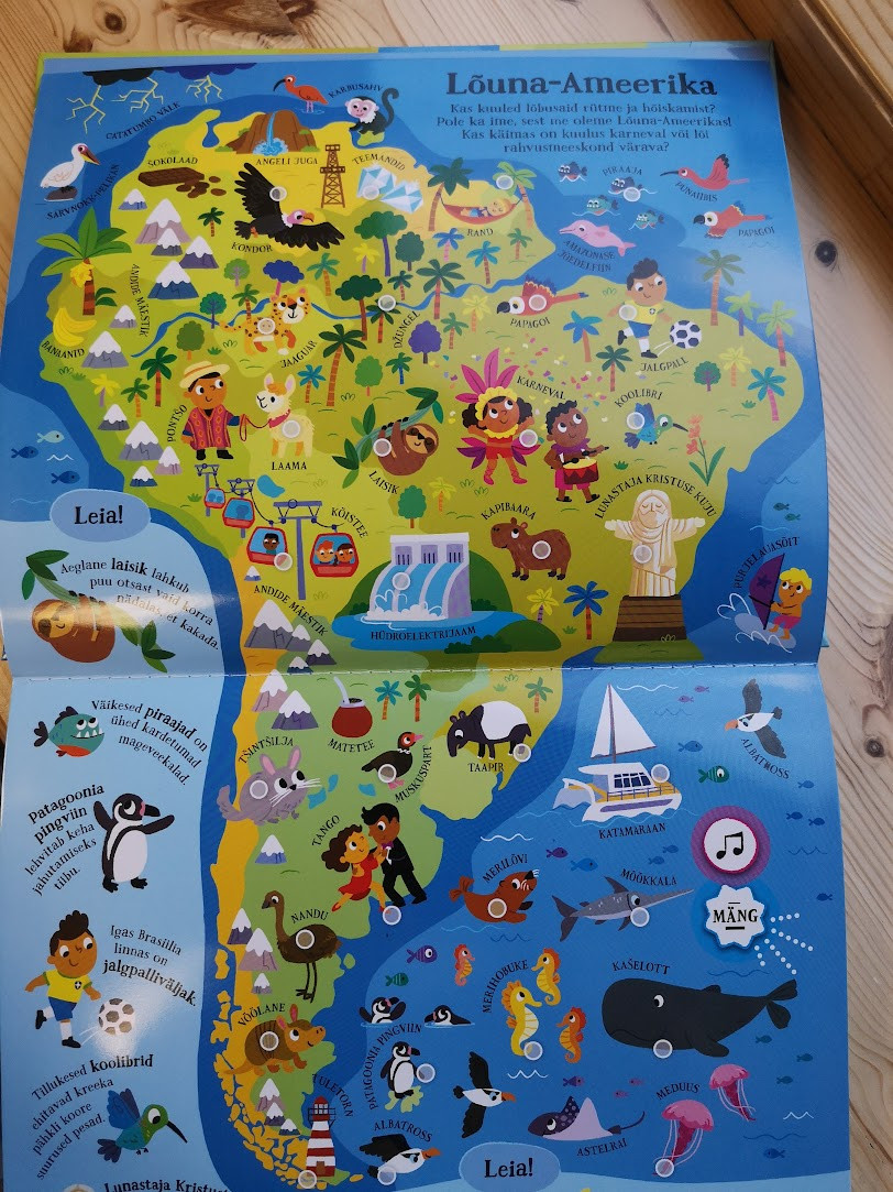 otsi ja leia maailma atlas raamat