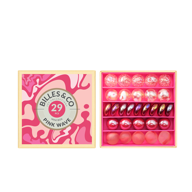 käsitsi valmistatud klaaskuulid marbles roosad värvilised